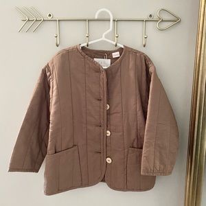 Zara Girls Quilted Jacket, Size 4 - 5